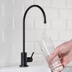 KRAUS Purita 100% Lead-Free Kitchen Water Filter Faucet in Matte Black, FF-100MB