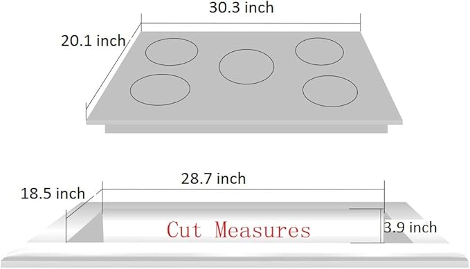 30 inch Gas Cooktops Dual Fuel Sealed 5 Burners Drop-In Tempered Glass Gas Hob DK157-A01S Gas Cooktop