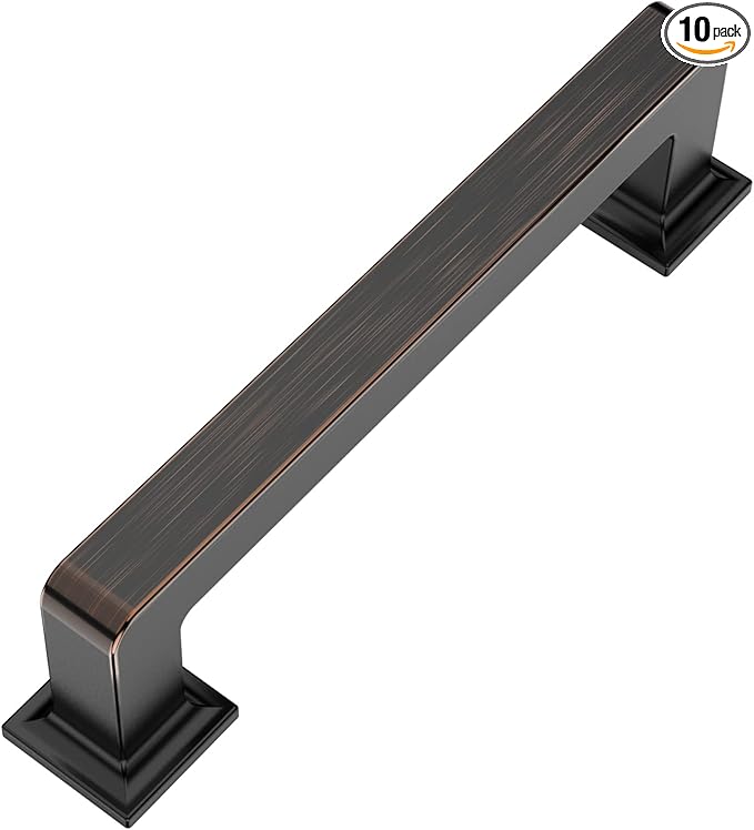 3.75in Oil Rubbed Bronze Cabinet Pulls - 10 Pack Kitchen Cabinet Hardware