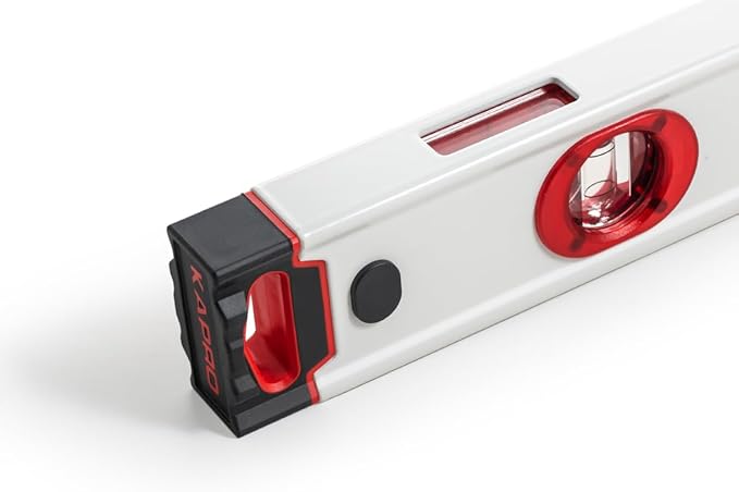 Kapro - 705 Eagle Box Level - OPTIVISION & Plumb Site - Features 2% Gradient, Acrylic Vials, and Wall-Grip - For Masonry and Concrete Jobs - VPA Tested - 48 Inch