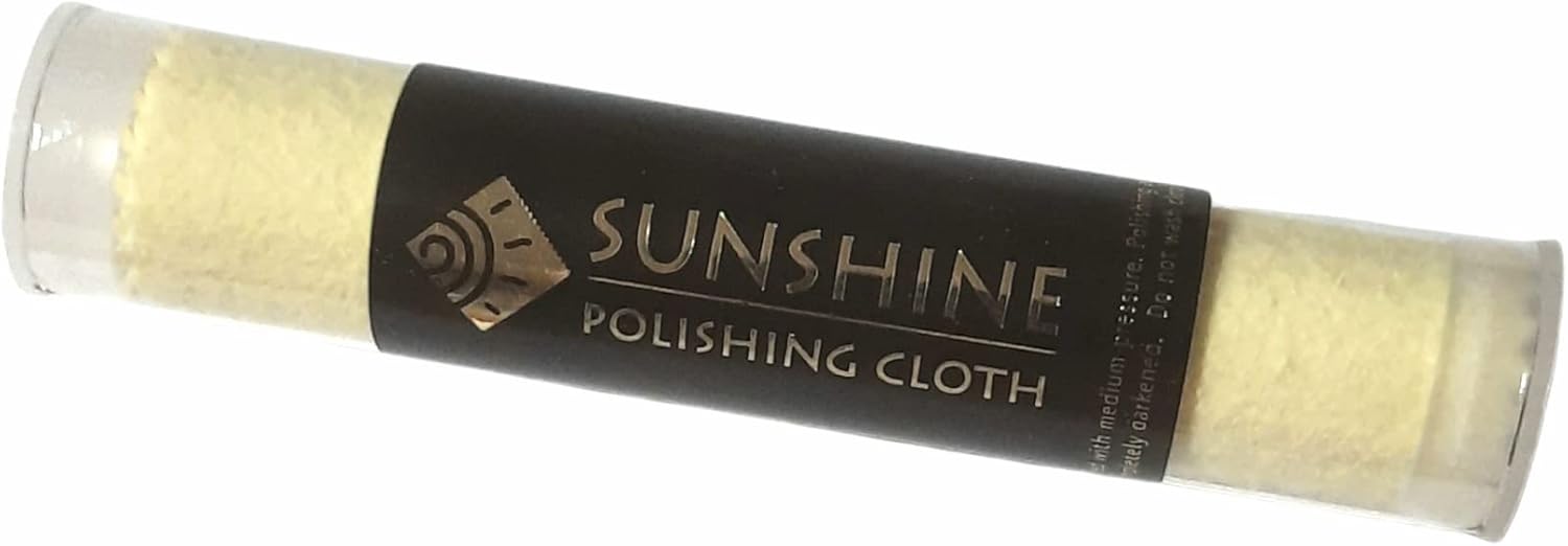 Sunshine 1 Polishing Cloths Jewelry Cleaner Tube Silver Brass Gold Copper