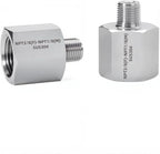 2 pieces Npt3/8 Female to Npt1/8 Male Reducer,3/8-1/8Water pipe Adapter, Fabricate of 304 Stainless Steel