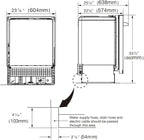 30 inch Freestanding Natural Gas Range or Liquid Propane Gas Range with 5 Burners, Large Capacity 24 inch Top Control Built-In Dishwasher with Third Rack, in Stainless Steel (Stainless Steel)