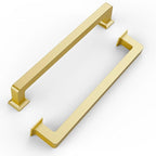 FILTA 7 Inch(177mm) Hole Centers Gold Cabinet Handles(Set of 10),Gold Cabinet Pulls Zinc Alloy Kitchen Cabinet Pulls Cabinet Hardware for Cabinets Cupboard Drawer