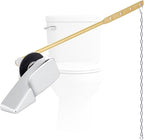 Universal Front Mount Metal Toilet Handle Replacement Kit Compatible with American Standard/Mansfield/Gerber/TOTO/Kohler Toilet, Toilet Tank Flusher Lever with Flapper Chain, Chrome