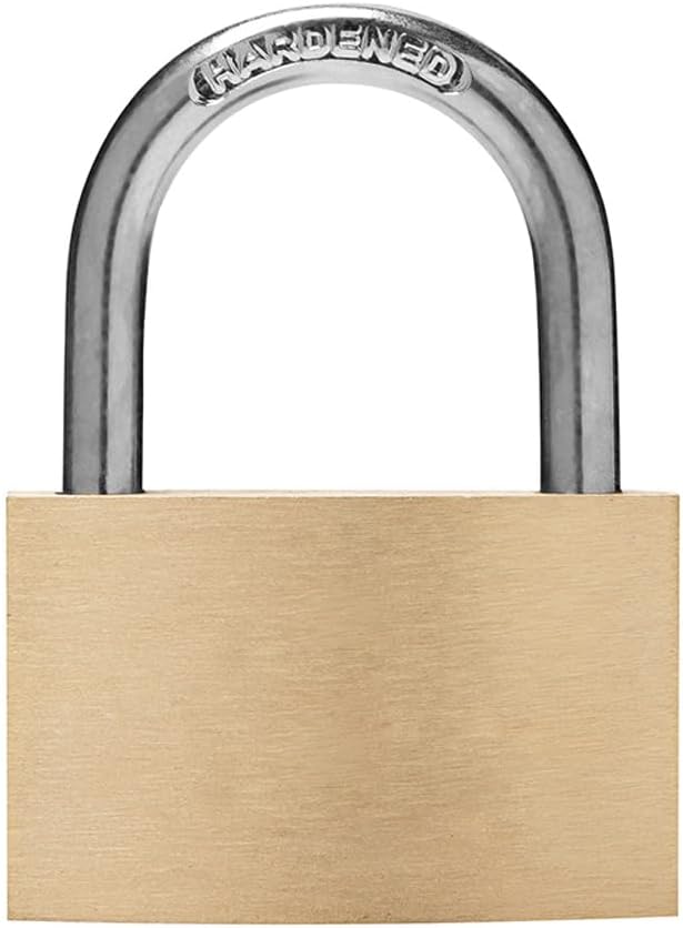 Thin Solid Brass Same Keyed Padlock keyed Alike Locks-40mm-12pack
