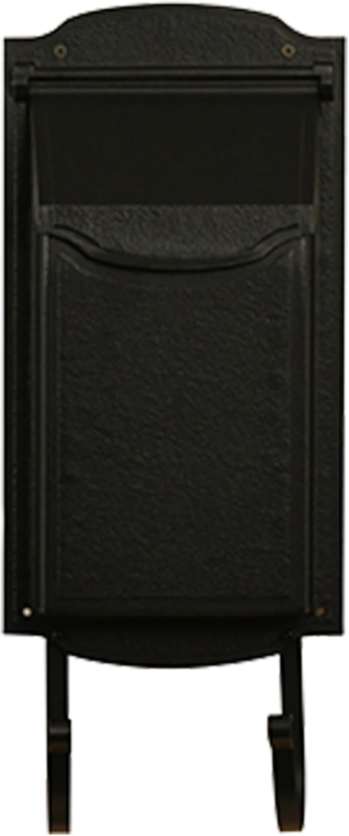 Special Lite Contemporary Vertical Mailbox Wall Mount Mailbox - Black Aluminum Mailbox for Wall Mount - SVC-1002-BLK