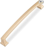 COTYKILEY 10 Pack 6.3 Inch(160mm) Champagne Bronze Cabinet Handles Gold Kitchen Cabinet Pulls Cabinet Door Handles Kitchen Cabinet Hardware