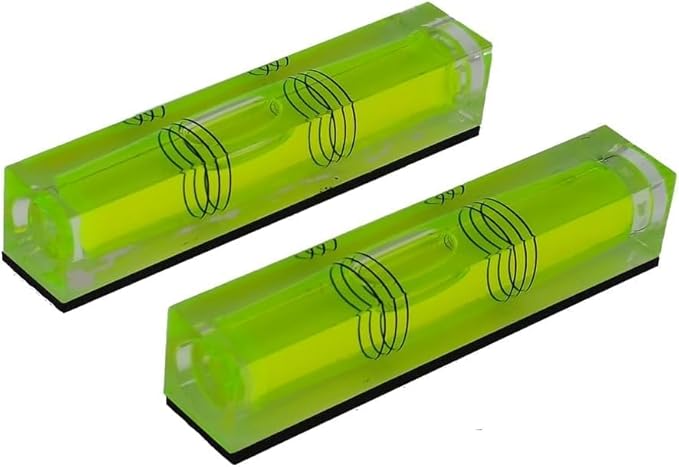 UMEI Triple line Extended Horizontal Test Level Bubble, Rectangular Horizontal Bubble (80X15X15MM) (With magnet)