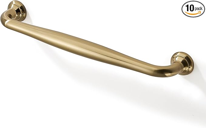 SAILING 10 Pack Cabinet Handles-6.3"/160mm Screw Spacing Champagne Bronze Furniture Hardware Handles for Kitchen Cabinets Bedroom Dresser Wardrobe Cabinet Pulls