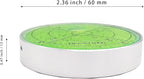 Aluminium High Precision Horizontal Leveler Bubble Level Tool Circle Round 2.4 Inch 60mm (Silver,Green)