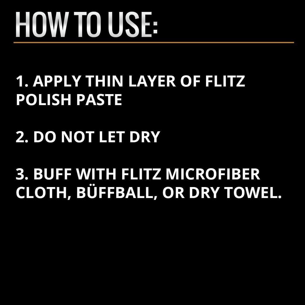 Flitz Multi-Purpose Metal Polish Paste - 2lb Can of USA-Made Chrome Polish - Works on Stainless Steel, Aluminum, Plastic, Jewelry and Cars - Non-Abrasive Cleaner & Rust Remover (6 Pack)