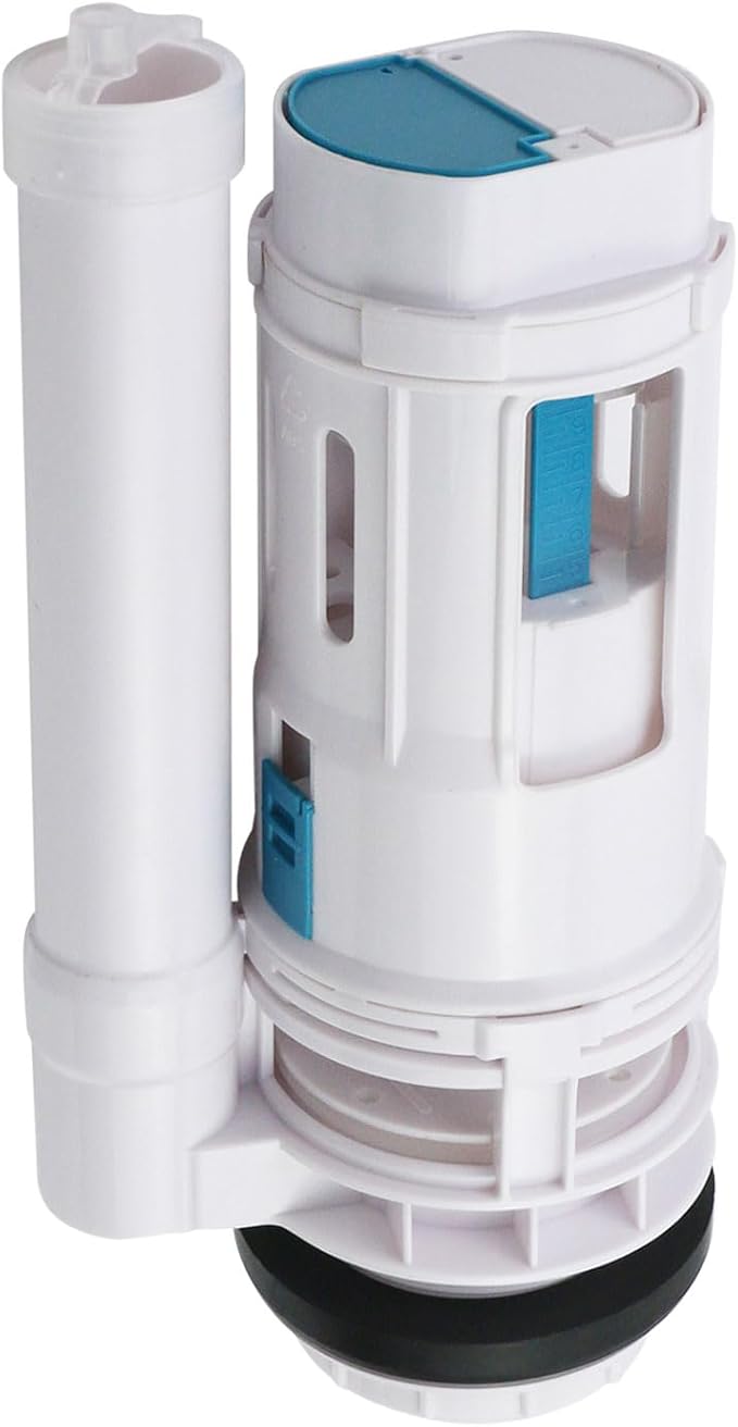 T Tulead Toilet Flush Valve Dual Flush Valve Toilet Repair Kit Toilet Tank Parts 8.27" Height, 2.3-Inch Drain Hole, Fit for 2-Piece Toilet (Not for One Piece Toilet)