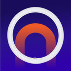 lumenivo FC16T9 40 Watt Circline Fluorescent Bulb Replacement 16 Inches - T9 Bulb with 4-Pin Base (G10Q-4) - 4100K Cool White - 1 Pack