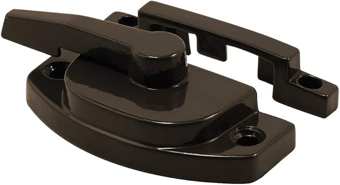 Prime-Line F 2763 2-1/16 In., Diecast Bronze Baked-On Enamel Double Hung Window Sash Lock (Single Pack)