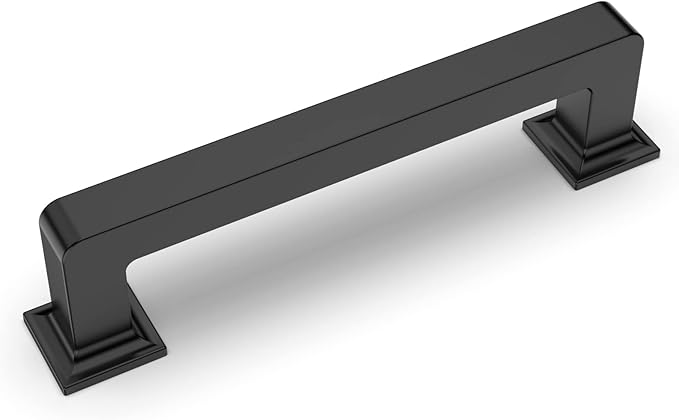 20 Pack 3.75 Inch Matte Black Cabinet Pulls - Kitchen Handles for Cabinets, Cupboards, and Drawers - Hardware