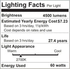 12-Pack 60W 110V Incandescent Candle Light Bulbs Dimmable Chandelier Light Bulbs, E12 B10 Clear Candelabra Base Bulbs for Pendants or Outdoor, Ceiling Fan, Fireplace, Wall Sconces