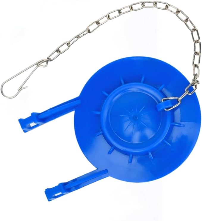 Universal Toilet Flapper Replacement Kit, 2 Inch Toilet Tank Flapper with Stainless Chains, Designed for American Standard Kohler Toto Gerber Toilet, Heavy duty Rubber Stopper Water Saving