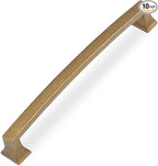 COTYKILEY 10 Pack 6.3 Inch(160mm) Antique Brass Kitchen Cabinet Handles Cabinet Pulls Vintage Drawer Pulls Aged Gold Bronze Kitchen Cabinet Hardware