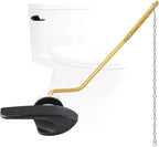 Universal Metal Side Mount Toilet Handle Replacement Kit Compatible with Kohler K-GP30324-CP/Glacier Bay Toilet with 1pc Flapper Chain, Toilet Flusher Lever, Oil Rubbed Bronze