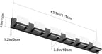 Tipace Dimmable Modern 6 Lights LED Vanity Light for Bathroom Up and Down Black Bathroom Wall Light Fixtures Over Mirror(White Light 6000K)