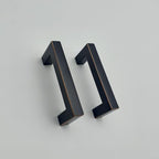 10 Pack Oil Rubbed Bronze Cabinet Pulls 3 Inch Stainless Steel Dresser Handles Bronze Dresser Pulls Square Kitchen Handles for Cabinets and Drawers