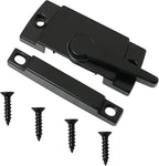 Sliding Sash Lock DGBRSM Black Sliding Window Sash Locks with Mounting Screws for Double Hung Window Latch Lock Security Vinyl Window Sash Lock and Keeper Replacement