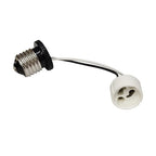 Light Socket Bulb Extender for E26 E27 Adapter to GU10 lamp with 5.9 inch Cable