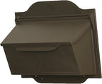 Special Lite Contemporary Horizontal Wall Mount Mailbox - Mocha Aluminum Mailbox for Wall Mount - SHC-1002-MOC