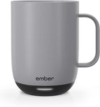 Ember Temperature Control Smart Mug 2, 14 Oz, App-Controlled Heated Coffee Mug with 80 Min Battery Life and Improved Design, GrayModel