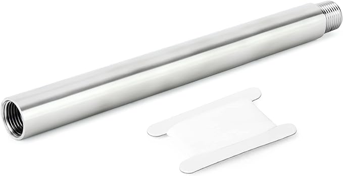 TAISHER 1PCS Stainless Steel Pipe Fittings, 3/4" NPT Male x 3/4" NPT Female Threaded, 10" Length Nipple Cast Pipe