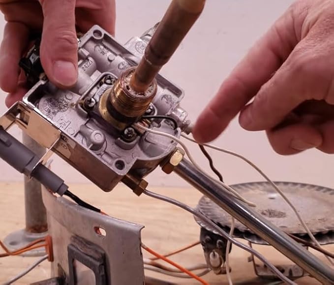 MENSI 9003542 Repair Parts 9003542 Pilot Assembly Replacement for Natural Gas Water Heater, Compatible with Reliance, A.O.Smith, Kenmore, State GS and GSX,Replaces 100109295,9003542005