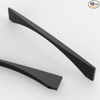 Asidrama 10 Pack 7.5 Inch(192mm) Matte Black Kitchen Cabinet Handles, Cabinet Pulls Kitchen Cabinet Hardware for Cupboard Drawer Pulls