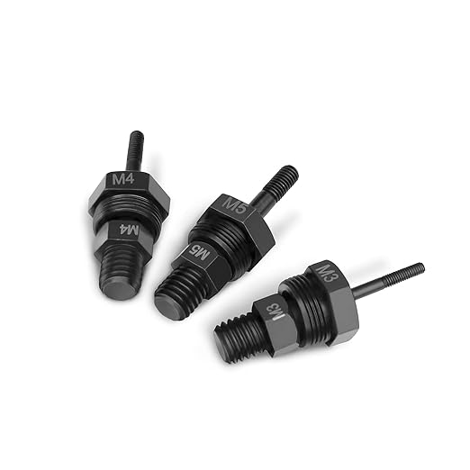 Beaspire 3 PCS Cordless Drill Electric Rivet Gun's M3、M4、M5 Mandrels