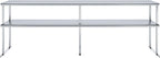 AmGood Double OverShelf Stainless Steel NSF - Many (96" Long x 12" Deep)