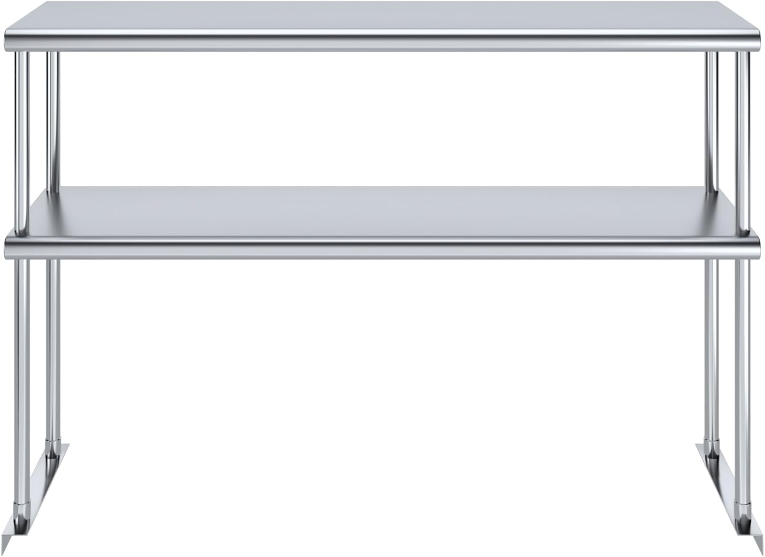 AmGood Double OverShelf Stainless Steel NSF - Many (48" Long x 12" Deep)