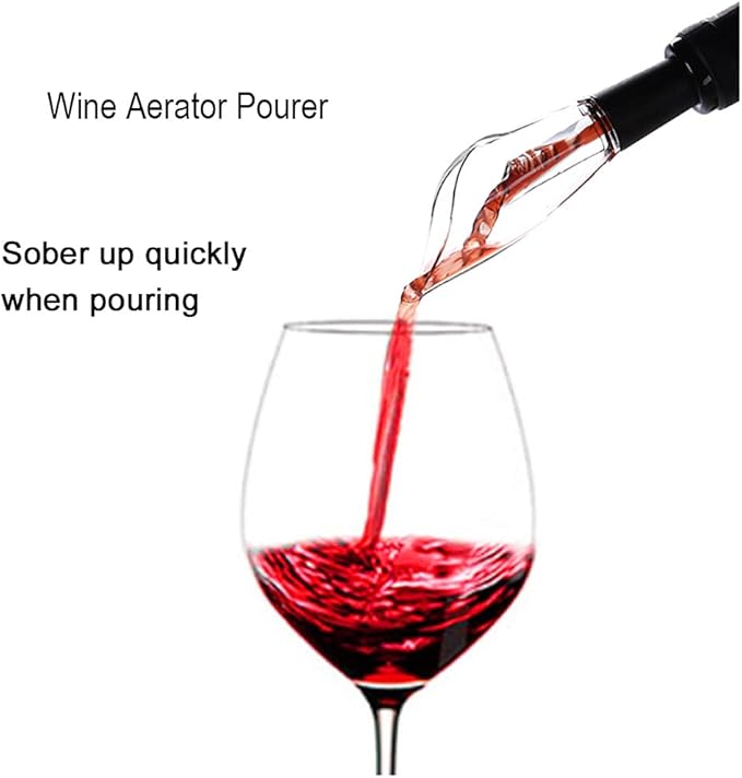 AIKARO - Electric Wine Bottle Opener Automatic Electronic Corkscrew, Rechargeable (Base Set)