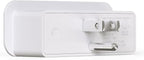 ELEGRP Triple Outlet Extender, 3-Prong Grounded Wall Tab, Multiple Outlet Extender Adapter Plug with 3 Electrical Outlets for Travel Home Hotel Office, ETL Listed, 1 Pack, White