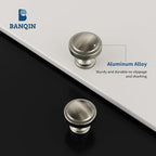 20 Pack Brushed Nickel Cabinet Knobs Dresser Drawer Knobs Round Silver Cabinet Hardware for Dresser Bathroom Satin Nickel Handles