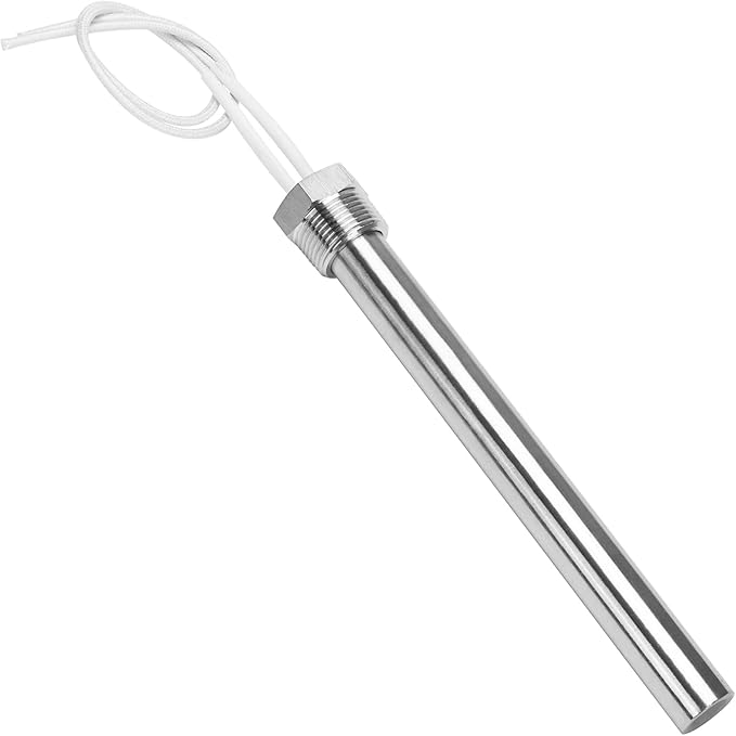 DERNORD Immersion Cartridge Heater 120V 1000W Hot Rod Heating Element Replacement 3/4 Inch Thread