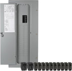 ABB TM3220CCU2K 200A Main Breaker Load Center • 1-Phase Standard Main Circuit Breaker Load Center • 32 Space, 40-Circuit, 120/240 VAC, 200 A, 22 kA Interrupt • Indoor NEMA 1 Enclosure