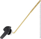 Universal Metal Front Mount Toilet Handle Replacement Kit Compatible with Kohler Toilet Tank Parts, Toilet Flush Lever Handle with Flapper Chains, Oil Rubbed Bronze