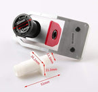 Water Cooler Faucet Replacement Red and Blue Plastic Water Dispenser Fits Adaptor Hot Cold Water Faucet Replacement, 2 Pieces