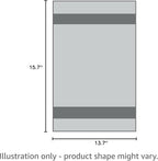 MR.SIGA Ultra Fine Microfiber Cloths for Glass, Pack of 6, 35 x 40 cm 13.7" x 15.7"