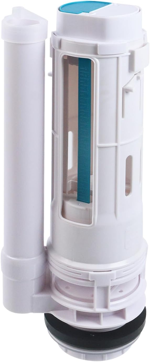 T Tulead Toilet Dual Flush Valve Toilet Repair Parts 11.4-Inch Height, for Two-Piece Toilet