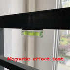 High Precision Mini Level Bubble Small Horizontal Bubble Three Line Horizontal Pearl Level Magnetometer 2PCS (With magnet)