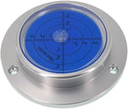 Metal Horizontal Bubble Cow Eye Level Universal Horizontal Bubble Flange Water Bubble Level Horizontal Bubble Small Household (90 * 16mm blue)