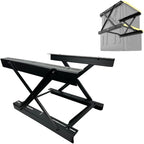 Koova Dual Rail Heavy Duty Overhead Garage Storage System - Stacking Overhead Storage Rails, Made in USA, Easy Installation, Hardware Included, Tote Bin Storage Solution