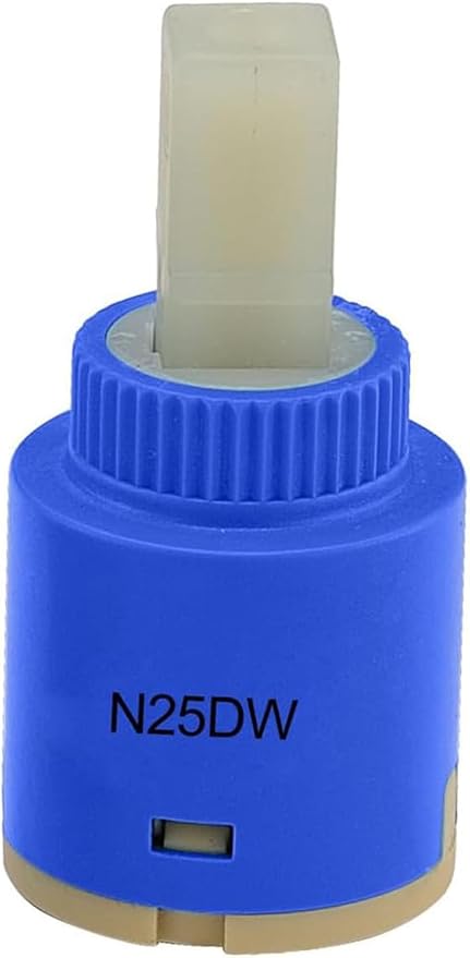 25mm Faucet Cartridge Certification Ceramic Tap Cartridge Mix Faucets Inner Cartridge Replacement for Single Lever Faucet, Monobloc Bathroom or Kitchen Mixer Faucets