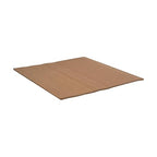 Outwater 4ft Wide x 8ft High x 5/32in Thick Unfinished Maple Veneer Flexible Decorative Wall Tambour Panel with 1in Slats – Flexible and Customizable for Interior Applications